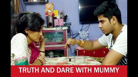 stepmom plays truth or dare with stepson|step mom plays truth or dare with step son and didn't expect.
